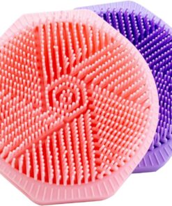 Healvian 2stücke Silikon-körperbürste Doppelseitig mit Peeling-funktion für Gründliche Reinigung und Sanfte Hautpflege im Bad