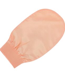 VALICLUD Peelinghandschuh aus Rayon Leichter Badehandschuh für Gesicht und Körper Sanftes Peeling ohne Kratzen für Zuhause und Hotel Rosa