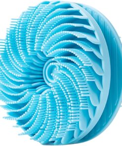 Duschbürste, Silikon-Körperbad, Duschschrubber – 2-in-1 innovative rotierende Badebürste, hygienische Dusch-Luffa- -Alternative für empfindliche Haut, alle Arten von Haut