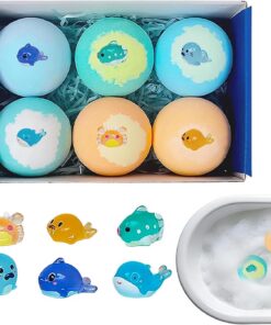 Shower Ball 6 Stück Entspannender Körperreiniger | Spa-Sprudelbad mit Tierfiguren als Spielzeug für Reisen und Hotels, Wanne, Zuhause, Spa, Mädchen, und Kinder !!!!!!!!!!