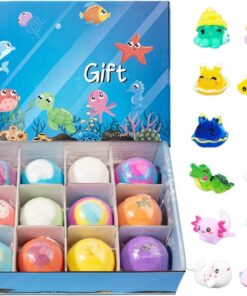 Badewannen-Badekugeln 12 Stück duftende, schaumreiche Gadgets | Kinder Badespielzeug Salzbälle für zu Hause, Reisen, Badezimmer, Kita, Kleinkinder und Vorschüler.