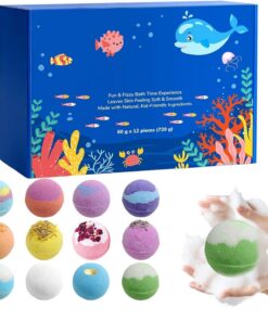 Sprudelbad mit Spielzeug Duft-Salzkugel | 12 Stück Badeschaum-Bubbles Für Kinder Mama, Ehefrau, Oma, Mädchen, Jugendliche, Die , Zuhause, Reisen Sowie Männer