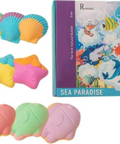 Badebomben für Kinder mit Spielzeug,9-teiliges Duschprodukt im Meeresthema,Brauseball-Set - für Geburtstag, Reise, Zuhause, Bad, Spielplatz, Sommer & Kita