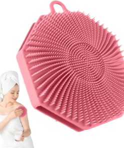 Körperpeeling Handdusche | Sanftes Silikonpeeling Doppelseitige Bürste Für Tägliche Körperpflege Spa Dusche Badezimmer