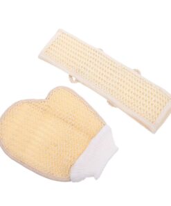 VALICLUD Peeling Handtuch Satz Groß Hautpeeling Bad Körperreinigung Duschhandschuh Mit Rückenstreifen Peeling Badetuch Für Zuhause