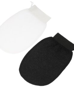 STOBAZA Peelinghandschuhe Badehandschuhe zur Sanften Hautpeeling und Massage 2 Stück aus Rayon für Effektive Reinigung und Hautpflege im Badezimmer