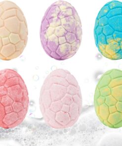 Badebomben Set | 6 Stück Dinosaurier-Ei Form Entspannender Körpereiniger - Badekugeln,für, Mädchen, Zuhause, Reise, Hotel & Kinder