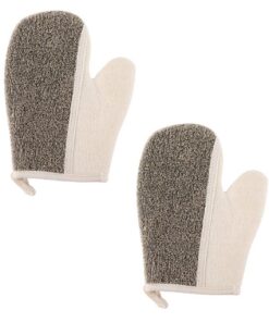VALICLUD 2stücke Badehandschuhe Zum Peelen Und Massieren Duschhandschuhe Aus Hautfreundlichem Material Für Körperreinigung An Armen Beinen Brust Und Rücken