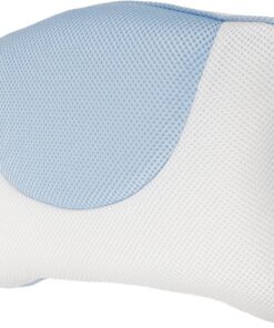 VALICLUD Badewannenkissen Badezimmerkissen aus und Saugnäpfen Polyester mit Badewanne Silikon Leichtes Ergonomisches Rutschfestes Entspannende für für Spa Bäder