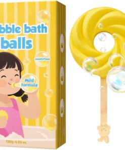 Schaumbad für Erwachsene | Sprudelkugel für die Dusche in Schnullerform – | 6 Stück Schaumkugeln zum Baden – für Mama, , Oma, Tochter, Teenager, Zuhause, Reisen, Ho