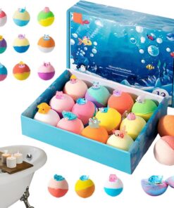 Badebällchen Handgefertigte, bunte Körperreinigung | Brausebäder mit Überraschungsspielzeug Für Zuhause, Reise, Bad, Hotel, Entspannung, Spiel, Kinder,
