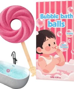 Süße Badebälle für Kinder Lutschbonbon-Form Badeartikel | Blubber-Spa-Badebälle für Mädchen Geburtstag Ferien Spielverabredungen Sommerreisen Badezimmer Toilette Gästetoilette Hotel