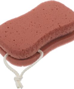 VALICLUD Weicher Badeschwamm zum Peelen und Reinigen Schwamm mit Exfolierender Funktion Braun Kreative Design für Bad und Reisen Zufällige Farbe