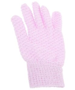 Peelinghandschuh für Bad und Körper, Lavendel, Frottee | Doppelseitig, für Erwachsene Unisex, Erzeugt Reichlich Schaum, Modern und Niedlich