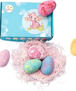 Gentle Kids Bath Balls, Rainbow Colorful Bath Fizzers, 4.4 Inches Baths Balls with Refreshing Scent, Kids Baths Fizz, Ball Set with Fun Colors, for Teen Family Children Boys Girls Daughter