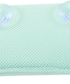 Abaodam Badewannenkissen mit Saugnäpfen Ergonomisches Waschbares Badekissen für Kopf Nackenstütze Rutschfestes Badezimmerkissen für Spa Zuhause Hotel und Wellness Zufällige Farbe