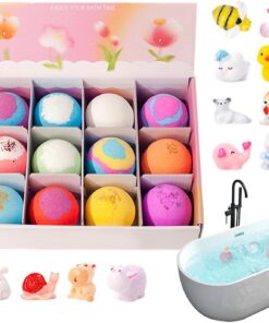Badebällchen mit Spielzeug Bunter, entspannender Körpereiniger | Schaumbad-Spielzeug für Spa, Reisen, Badezimmer, Hotel, Entspannung, Spielzeug für Kinder