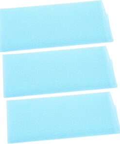 STOBAZA 3 Stück Langes Peeling Badetuch aus Nylon Weiches Rücken Badeschrubbhandtuch für Hautreinigung zu Hause und Reise
