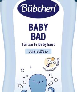 Bübchen Baby Bad, 1000 ml – milder cremig-weicher Schaum für Babys, pflegendes Kinderbad zur sanften Reinigung zarter Babyhaut, ohne Silikone