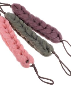 OUNONA 3 Stück Packung Langdehnbarer Rückenschrubberschwamm aus Pe und Baumwolle mit Vielseitiger Nutzung und Tragbarem Design für Dusche und Fitnessstudio
