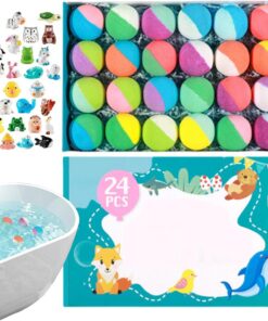 Bade-für Erwachsene Mit Spielzeuge Und Beruhigendem Badball | 24 Stück Tier-Motiv schäumendes Bade Für Frauen, Mütter, Männer, Großmütter, Mädchen, Jugendliche, , trockene Haut, Zuhause,