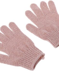 Dusch-/Badehandschuhe, Luffa, Peeling, Körperschrubber, Waschen, Haut, Spa, Massage, 2 Stück