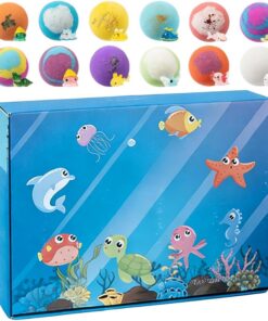 Badekugeln für Badewanne, Meerestiere, schnell auflösend und nährend, Badesalz, Pumpenform für Kinder, für Pool, , Wasserpark, Zuhause, Reisen, und Mädchen