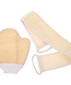 STOBAZA Peeling badestreifen Leichter Dusch schrubber für Sanfte Körperreinigung Langes Handtuch und Exfolierender Handschuh Komfortabler Hautreiniger für Zuhause und Entspannendes