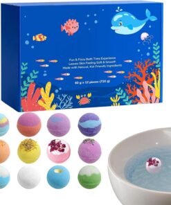 Sprudelbad mit Spielzeug Duft-Salzkugel | 12 Stück Kinder Badesalz-Kugeln Mama, Ehefrau, Oma, Mädchen, Jugendliche, Die , Zuhause, Reisen Sowie Männer