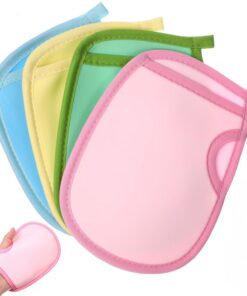 Peeling Duschhandschuhe 4 Stück-pack aus Pva für Dusche | Waschbar, für Körperreinigung und Reichhaltigen Schaum, Praktisch für Geschäftsreisen