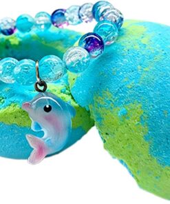 Salzkugel für die Dusche, Gadget zur Körperreinigung mit f – Armband inklusive Salzkugel für , Mädchen, Jugendliche, Geburtstag, Haus, Reisen, Badezimmer, Schlafsaal