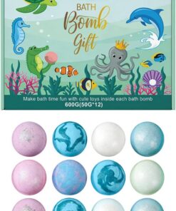 Badeball, feuchtigkeitsspendend, pflegend, Spa-Zubehör, 12-teilig, für Kinder, sprudelnde Badekugeln für die Dusche, für Jugendliche, Mädchen, , Zuhause, Kindertagesstätte, Hotel, Badezimmer