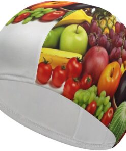 Badekappe mit hoher Elastizität, für langes Haar, kurzes Haar, bequem, große Duschhaube für Zugreduzierung und Haarschutz