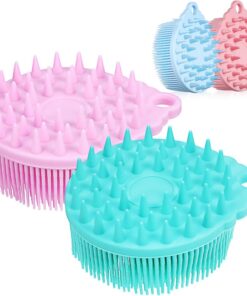 VALICLUD 4stücke Silikon-körperschrubber Für Dusche Badebürste Mit Runder Bürste Körperschrubber Für Bad Platzsparendes Design Langlebige Körperreinigungsbürste