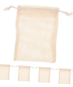 5 Stück Baumwolle Leinen Seifensäckchen Mit Kordelzug Schäumender Seifenbeutel Für Dusche Peeling Tasche Zur Seifenaufbewahrung Und Hautpflege