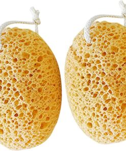 OUNONA 2stücke Dusche Körper Peeling Schwamm Für Bad Mit Passender Zum Leichtem Peeling Und Reichhaltigem Schaumerzeugung Schnell Trocknend Zum Aufhängen Im Badezimmer
