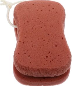 Healvian Leichter Duschpeelingschwamm aus Schwammmaterial mit Kreativem Design Tragbar für Dusche und Baden zum Reinigen und Peelen der Haut Zufällige Farbe