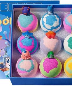 Schaumbad Bälle 12 Stück Sanft Erfrischend Regenbogen Bunt | als kleine Geschenke für Teenager, , Kinder, , Mädchen, Töchter und Söhne