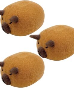 3 Teile/Satz Nette Capybara Badeschwamm Ball Cartoon Tier Form Körper Peeling Dusche Puff Weichen Badeschwamm Bad Zubehör