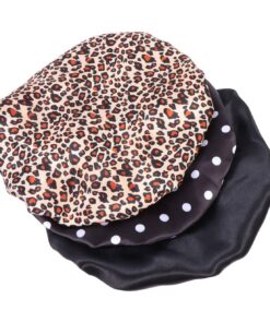 Healvian 3stücke Satin Schlafhaube Für Junge Mädchen Haar Pflegemützen Badezubehör Für Mädchen Jungen Praktische Nachtmützen Für Locken Zöpfe