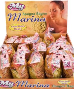 La Briantina SPU02551A Badeschwamm, Polyurethan, Gelb, Einzigartig