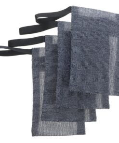 OUNONA 4 Stück Seifenbeutel aus Nylon für Seifenstücke Peelingseifenbeutel mit Aufbewahrungsfunktion Praktischer Hängebeutel für Dusche und Bad