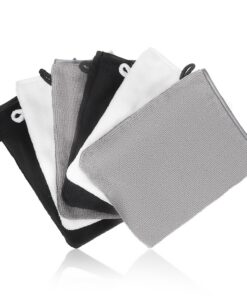 Mikrofaser Badehandschuhe 6 Stück Packung mit Peeling Effekt in Schwarz Weiß und Grau für Sanfte Hautreinigung und Massage unter Dusche