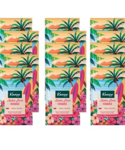 Kneipp Aroma-Pflegeschaumbad Aloha Love Hawaii - Badezusatz mit exklusivem Hibiskusblütenextrakt und Bio Kokosöl - 15 x 50ml