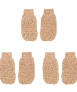 Healvian 6 Stück Peeling-Handschuhe Dusch-Peeling-Handschuh Hautschrubber Körperpeeling-Handschuh Duschhandschuh Duschschrubber Badewannen-Zubehör Peeling Für Den Körper