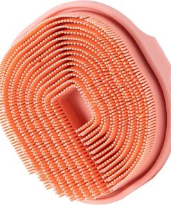 Silikon-Körperschrubber – Anti-Rutsch-Massage-Luffa-Bürste, ergonomisches Duschwerkzeug mit weichen Borsten, Badzubehör für Frauen, Zuhause, Badezimmer
