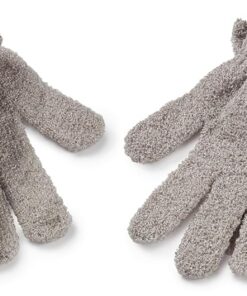 Manicare Peeling-Handschuhe für Dusche und Bad – wiederverwendbar, sanftes Körperpeeling, Durchblutung anregen, glattere Haut am ganzen Körper (Packung mit 2)