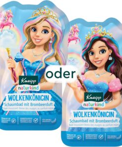 Kneipp Naturkind Wolkenkönigin - Schaumbad mit Brombeerduft - Kinder Badezusatz - 40ml