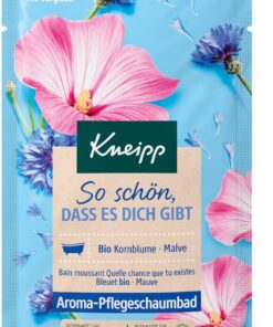 Kneipp Aroma-Pflegeschaumbad So schön, dass es dich gibt - Badezusatz mit hochwertigen Extrakten aus Bio Kornblume und Malve - 50ml