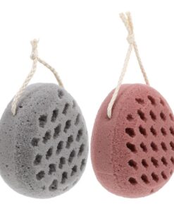 ibasenice 2stücke Luffa Schwämme Für Dusche Und Bad Peeling-körperschwamm Badezimmerschwamm Mit Aufhängeschlaufe Für Einfache Trocknung Körperpeeling Für Hause Oder Unterwegs
